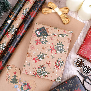 Factory Wholesale Custom Christmas Wrapping <b>Paper</b> <b>Packaging</b> 50 X 70 cm Gift Wrapping <b>Paper</b> - Product Image 5