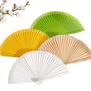 Abanicos de Mano Portátiles de Bambú Tradicionales, Decoración para el Hogar, Grabado Personalizado con Logotipos para Fiestas, Bodas, Regalos, Publicidad - Product Image 1