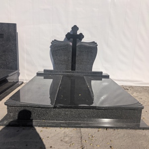 Monumento de Mármol Blanco Natural Estilo Europeo, Resistente <span class=keywords><strong>a</strong></span> la Intemperie, con Letras Grabadas, Marcador de Tumba Vertical para Iglesia - Product Image 4