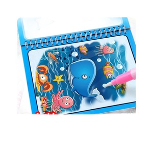 Libro da Disegno ad Acqua Riutilizzabile per Bambini, Quaderno Educativo Prescolare, Libro di Attività Reversibile per Bambini - Product Image 3