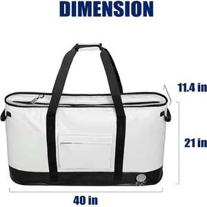 Sac de pêche professionnel réglable et léger, imperméable, multi-poches, avec bandoulière zippée pour pêcheurs - Product Image 2