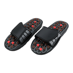 Natural <strong>Acupuncture</strong> <strong>Massage</strong> Slippers Health Care Healing Shoes <strong>Foot</strong> Reflexology Sandals for Home Use - Product Image 5