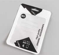 Pochette en plastique laminé transparente et durable pour câble de données et chargeur