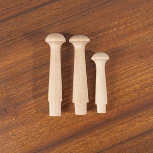 Ganci appendiabiti in legno di noce, faggio e olmo, accessori per pannelli forati, perni rotondi massicci, sfere di legno per divisori, stile moderno minimalista - Product Image 1
