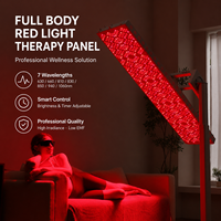 Panneau de thérapie LED à lumière rouge sans EMF 5925W, corps entier, 1185 LED, 7 longueurs d'onde 630-1060nm, appareil de photobiomodulation pour le bien-être à domicile