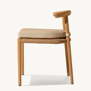 Ensemble de chaises de salle à manger en teck pour l'extérieur, ensemble de table de salle à manger de jardin, ensemble de salle à manger imperméable pour patio - Product Image 6
