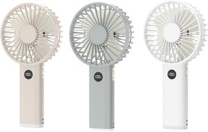 New Arrival Portable <b>Mini</b> Handheld Fan Power Bank 4000mAh Outdoor Plastic Rechargeable Cooling <b>USB</b> Brushless Motor Remote - Product Image 5