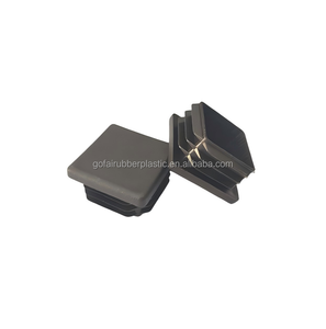 Tapón de extremo de tubo de plástico reforzado al por mayor de fábrica, tapa de inserción redonda y cuadrada de PE para tubo de acero, protector de patas de muebles - Product Image 4