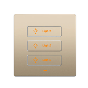 Lanbon L10R Interruttore Intelligente WiFi Moderno a Pulsante 1/2/3/4 Gang, Facile Installazione e Compatibile con Tuya <span class=keywords><strong>Smart</strong></span> Life <span class=keywords><strong>Smart</strong></span> Living - Product Image 1