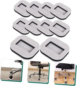 Patins de meubles en feutre, roulettes de <span class=keywords><strong>chaise</strong></span> antidérapantes, protecteurs de sol <span class=keywords><strong>pour</strong></span> chaises de bureau et meubles, absorbant le bruit et les rayures - Product Image 2