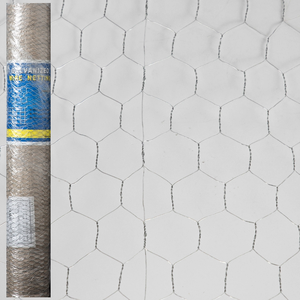 Grillage hexagonal galvanisé pour volailles <span class=keywords><strong>de</strong></span> ferme, clôture pour poulets, <span class=keywords><strong>filet</strong></span> pour volailles, calibre <span class=keywords><strong>de</strong></span> fil 0,9 mm, ouverture 13 mm, 1,2 m x 45 m, fabriqué à l'usine du Hebei - Product Image 1