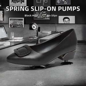 Sandalias de Tacón Alto y Fino para Mujer, Talla Grande 44, Estilo Verano, Deslizables, Zapatos Sexys de Vestir, Stilettos con Punta Abierta y Tacón de Aguja, Mules de Charol - Product Image 2