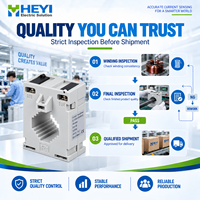 HEYI HY-30 400/5A Classe 1.0 3.75VA Transformateur de courant basse tension à noyau solide de type barre omnibus CT pour la mesure du courant