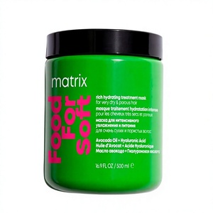 <span class=keywords><strong>Masque</strong></span> capillaire hydratant doux pour <span class=keywords><strong>cheveux</strong></span> secs, à l'acide hyaluronique et à l'huile d'avocat, formule végane, hydratation intense et brillance, 500 ml - Product Image 1