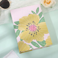 Bestseller Umwelt freundliches A5 Hardcover Anpassbares Notizbuch für junge Mädchen 100 Blatt Papier abdeckung Mehrfarbig bedruckter Notizblock