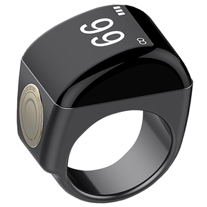 แหวนสมาร์ททัสบีฮ์ สำหรับนับการละหมาดของชาวมุสลิม ผลิตจากโลหะผสมสังกะสี ใช้งานได้นาน 15 วัน กันน้ำระดับ IP7 พร้อมระบบแจ้งเตือนเวลาละหมาด <span class=keywords><strong>5</strong></span> เวลา เชื่อมต่อแอปพลิเคชัน ซิกร์ ดิจิทัล - Product Image 2