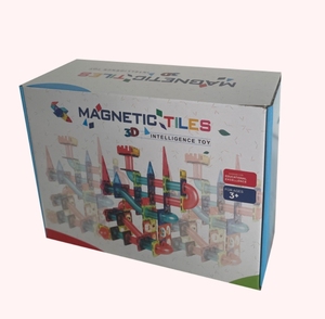 Set mainan pendidikan STEM DIY populer terbaru blok bangunan anak-anak lari marmer magnetik terbuat dari plastik bersertifikat CPSC CE EN71 - Product Image 2