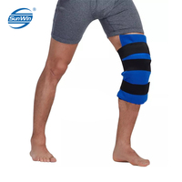 Compresse froide et chaude réglable pour soulager la douleur, enveloppement en gel avec sangle élastique, aide pour les blessures sportives, compresse en gel portable et douce