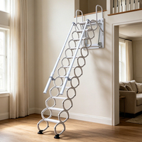 Escalier mural en acier au carbone de qualité supérieure, pliable, capacité de charge 300 kg, pour grenier