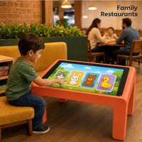 Table de jeu tactile pour enfants 32 43 55 pouces Ultra HD Table tactile interactive intelligente pour enfants pour la maison et les écoles Utilisation en intérieur