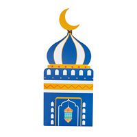 Boîtes cadeaux en carton durables et réutilisables en forme de lune pour le Ramadan Kareem et l'Aïd Moubarak, pour les faveurs, les bonbons, les décorations de mariage et de mosquée, livraison rapide