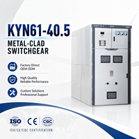 KYN61-40.5 40.5kV Aparamenta de CA blindada de alto voltaje con interruptor de vacío para subestación