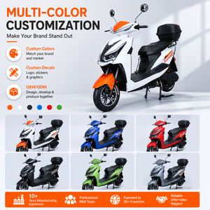 Pedales para Motocicleta, Motor de 1500w, Capacidad de Carga de 250kg, Velocidad de 50km/h, para Entregas en la Ciudad de Brasil, Zx9. Esta Motocicleta Presenta un - Product Image 2