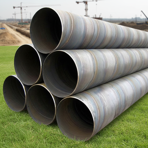 Tuyau en acier soudé en spirale API 5L ASTM A252, tuyau en acier soudé en spirale SSAW pour pieux, eau, gaz, pétrole - Product Image 1