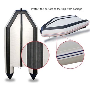 Barca <span class=keywords><strong>a</strong></span> <span class=keywords><strong>remi</strong></span> <span class=keywords><strong>gonfiabile</strong></span> in PVC per 3 persone Mini Speed Boat Air Mat da pavimento - Product Image 4