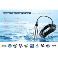 Sensor de Nivel de Líquido Hidrostático de Acero Inoxidable 316L para Tanque de Almacenamiento Industrial, 4-20mA RS485 Modbus, Precisión de 0.5% FS