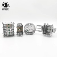 Caja de Conexiones de Acero Galvanizado de 2 Salidas, Nivel de Protección Modelo 2304-LHTQ-2, Cajas para Dispositivos Eléctricos