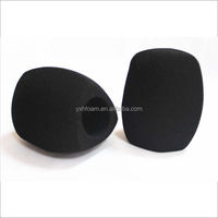 Filtre anti-vent pour microphone en mousse micro teinte, triangle, rond et carré, housse en mousse pour microphone pour divers microphones