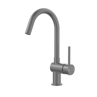 Robinet d'évier de cuisine en laiton chromé monotrou Grifera mitigeur chaud et froid monté sur le pont robinet de cuisine mélangeur robinet d'eau