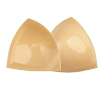 Grands coussinets de soutien-gorge adhésifs double face en polyester/nylon pour bonnets E F G H, sans dos, ultra doux, invisibles, effet liftant, sexy