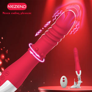 दोहरी उत्तेजना जी-स्पॉट क्लिटोरल वाइब्रेटर-10 कंपन + 6 थ्रस्टिंग घूर्णन, चिकित्सा सिलिकॉन सेक्स टॉय - Product Image 2