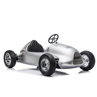 Voiture à pédales électrique Audi Typ D sous licence, grande taille, moteur brushless 350W, kart de course à drift 24V pour extérieur, pour adultes et enfants