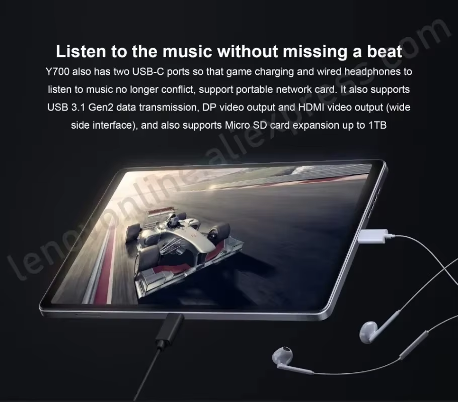 Lenovo Y700 Tablet with 12+256GB 16+512GB WIFI CN Grey TB320FC