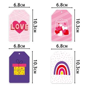 <span class=keywords><strong>Décoration</strong></span> de proposition de mariage pour la Saint-Valentin, ornement suspendu avec étiquette cadeau pour les fournitures de fête romantique, célébration d'anniversaire, décorations douces - Product Image 4