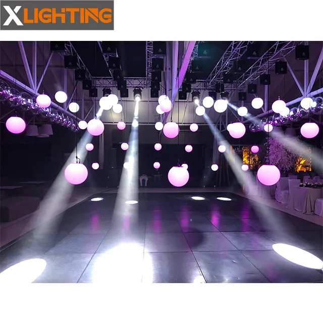 زينة الزفاف Dmx Led الكرة المجال ثلاثية الأبعاد led ضوء حركي اللون