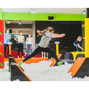 Parcours personnalisé avec obstacles en balles en plastique, jeu américain, Junior <span class=keywords><strong>Ninja</strong></span> Warrior - Product Image 2