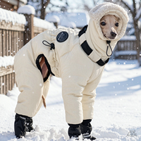 Veste coupe-vent élégante pour l'hiver pour chiens de taille moyenne et grande Golden Retriever Labrador Alaskan Malamute Vêtements pour animaux de compagnie