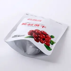 Custom Biodegradable Standing Up Mylar Zip Lock Food Mango Strawberry Package Pouches With Logo Printed