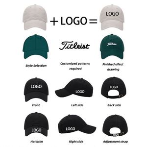Casquettes de baseball brodées structurées de haute qualité personnalisées pour hommes et femmes, casquettes à 6 panneaux avec logo personnalisé et trous découpés au laser - Product Image 5