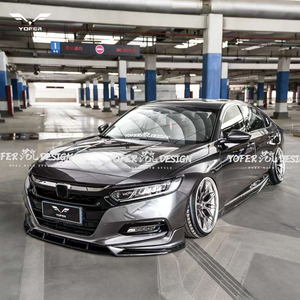 Yofer mới nhất 10th Gen 2018 2019 2020 Phụ tùng xe hơi BodyKit Spoiler cản trước môi phổ quát cho Honda Accord - Product Image 4