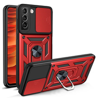 Armure fenêtre coulissante accessoires mobiles porte-anneau de protection housse pour Samsung S21 plus S21 ultra S22 stents étui robuste