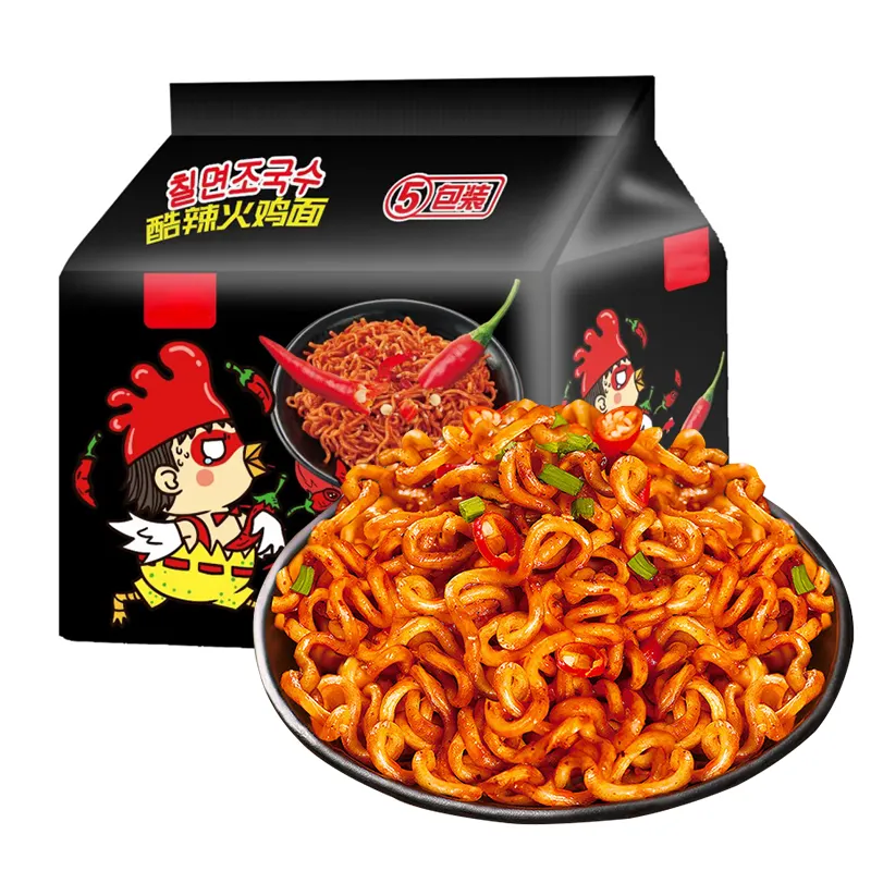 90g 5 sacchetti sapore coreano spaghetti misti spaghetti istantanei snack esotici spaghetti di tacchino ramen