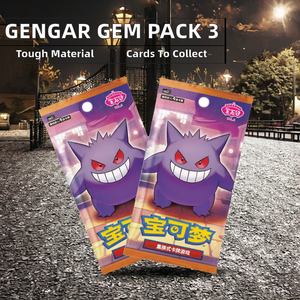 LIKO Art Illustration Flash Energy Cards Carte à collectionner Pokemoned Latest Chinese Original Poke Mon Gem Pack Vol 3 Gengar - Product Image 5