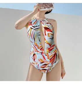 طقم بيكيني للنساء ملابس سباحة قطعة واحدة تصميم جديد مثير ملابس شاطئ بيكيني داخلي مثير