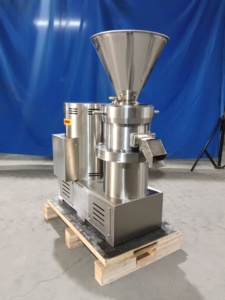 Máquina para hacer mantequilla de maní pequeña automática Industrial, molino coloidal de pasta de nueces, máquina de molienda de anacardos para uso doméstico - Product Image 2