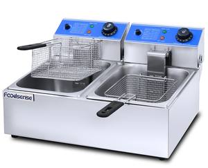 1タンク1バスケット工業用ディープフライヤーチキンフライヤーマシン大容量小型電気ディープフライヤーバスケット付き - Product Image 5